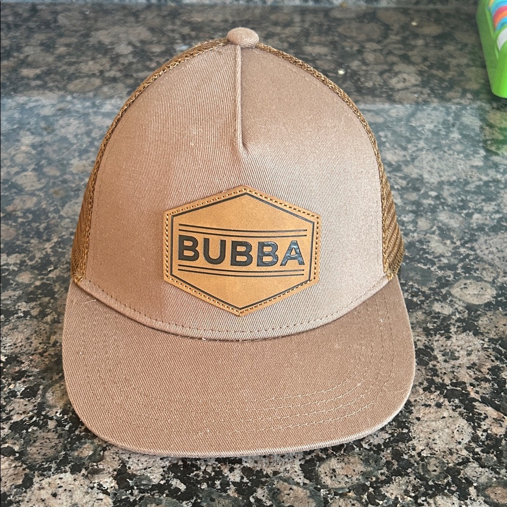 Tan Trucker Hat with Mesh Back